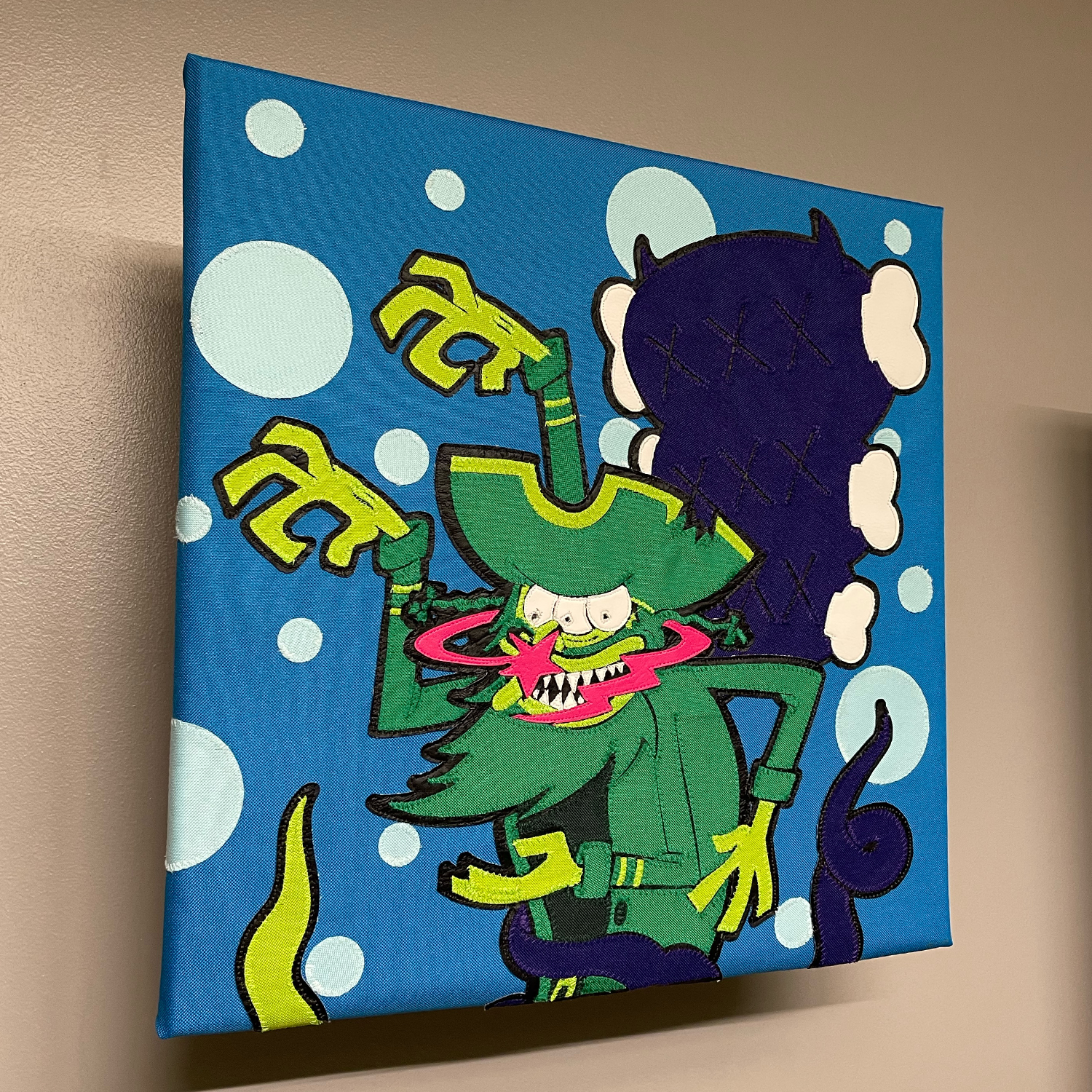 Out The Locker Fabric Art