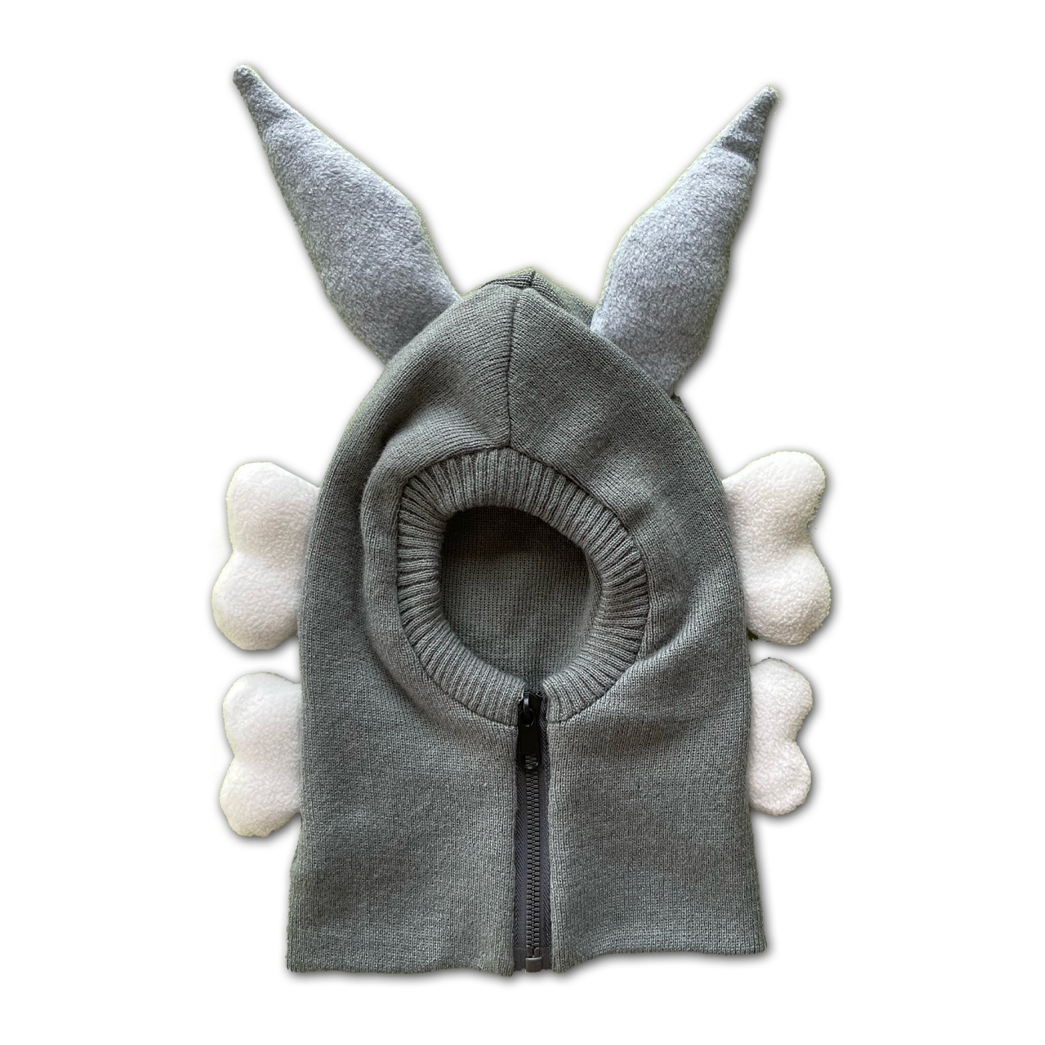 Mad Hatter Mask Grey