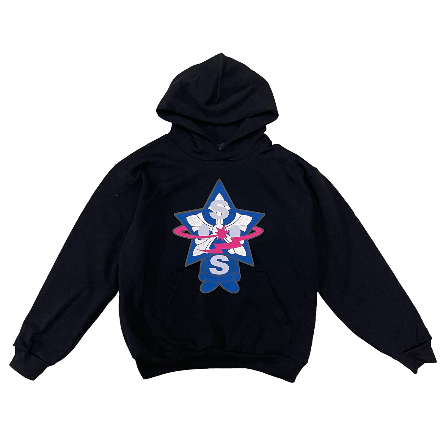 Blue Chrome Star Hoodie (1of1) 2XL