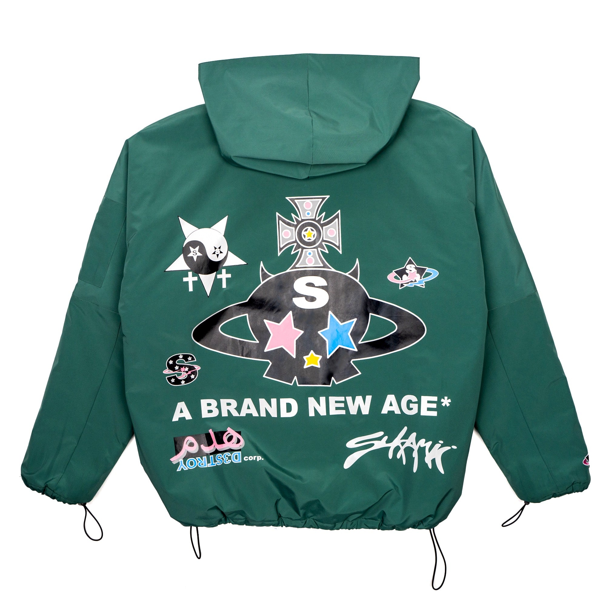 Destroy Windbreaker Green