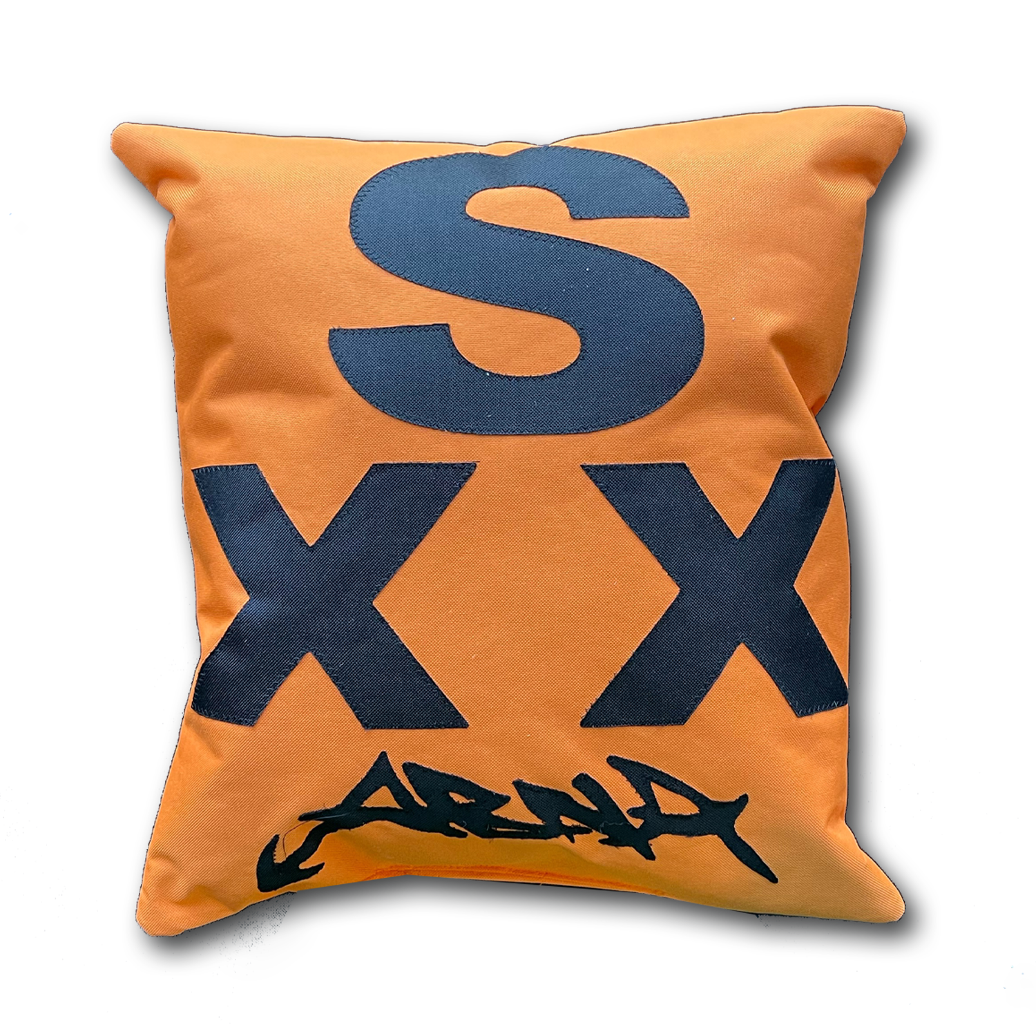 Orange Chomper Pillow