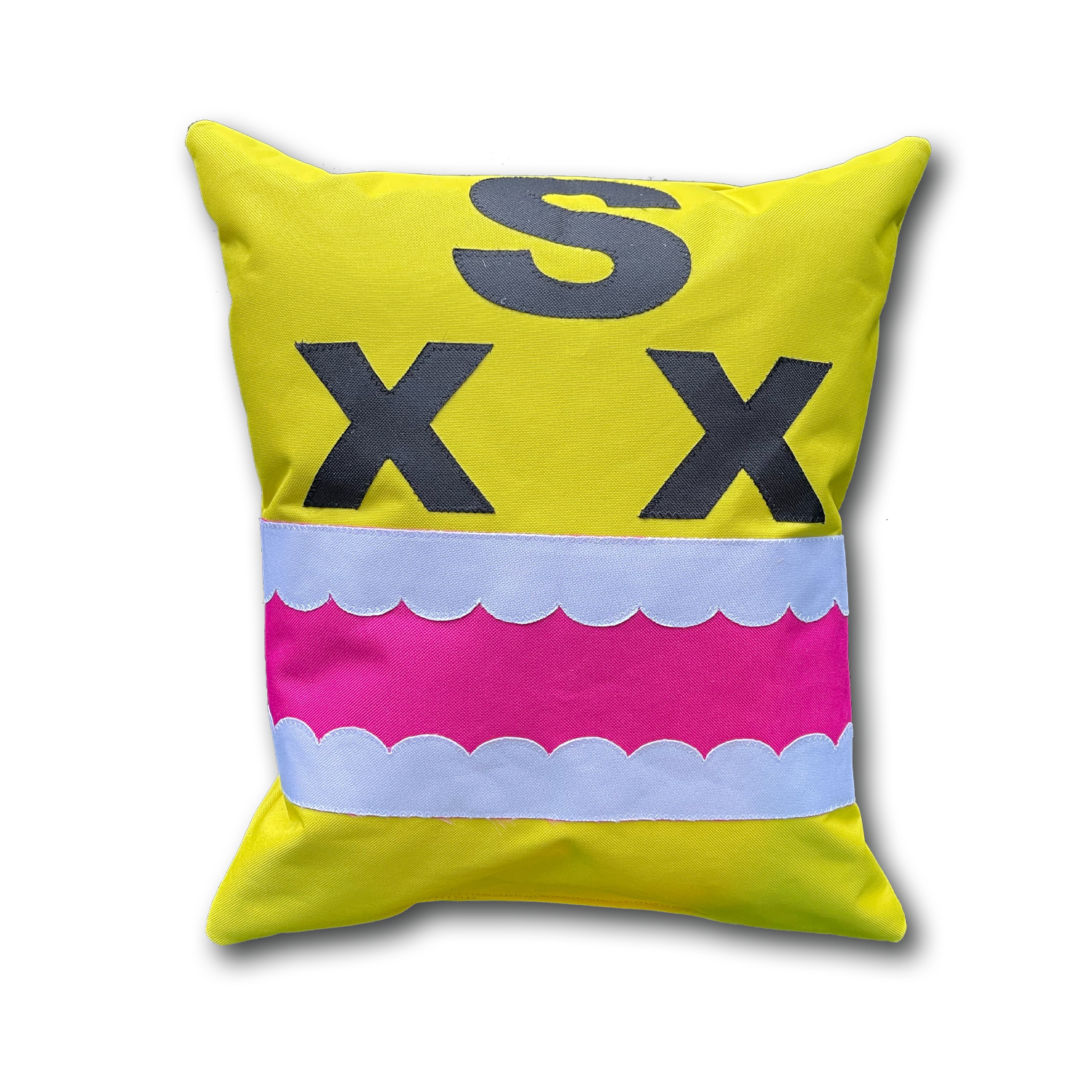 Yellow Chomper Pillow