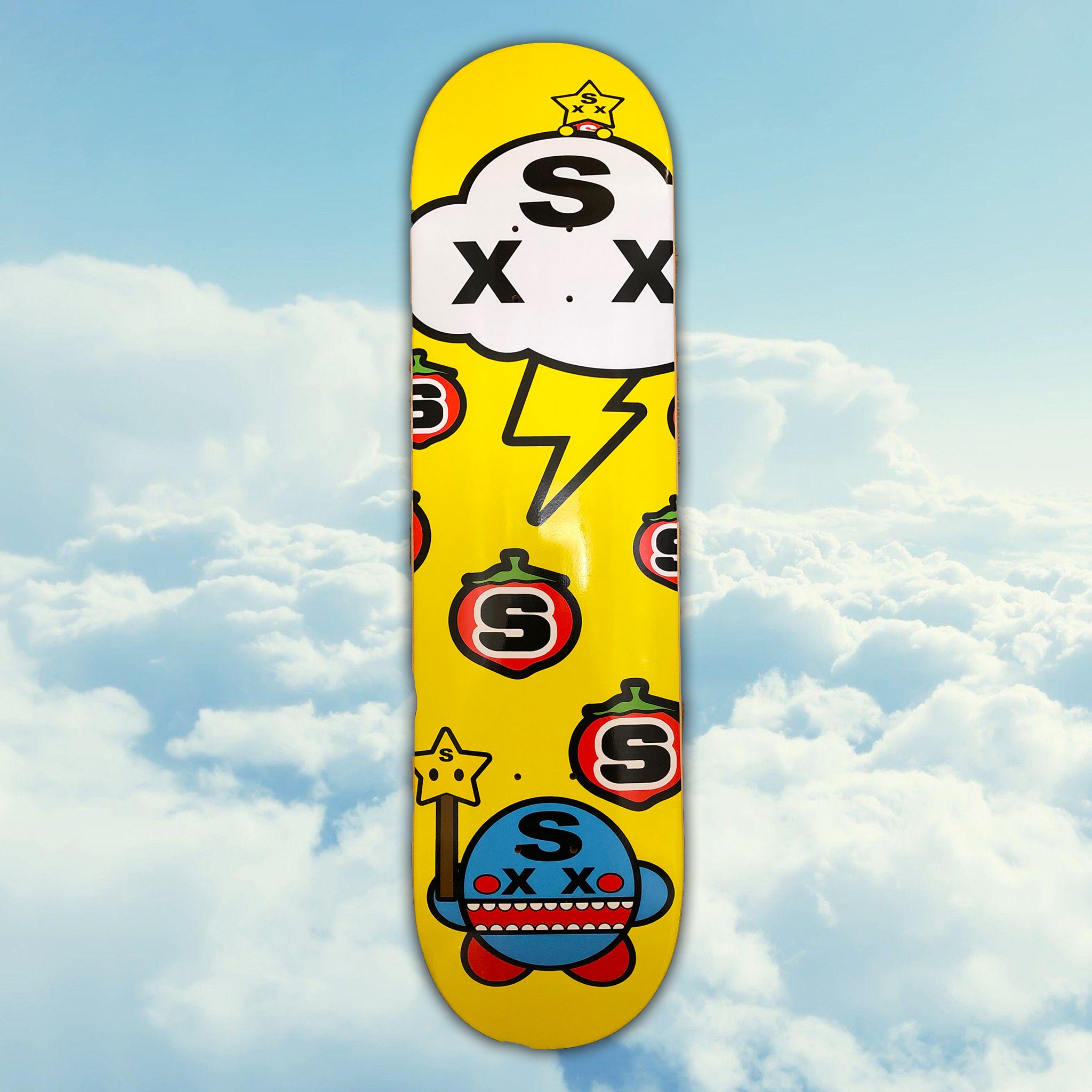 Tomato Chomper Skateboard deck